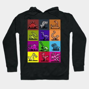 Pixel Dinosaurs Hoodie